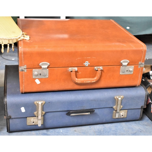 476 - Two Vintage Suitcases to include Revrobe