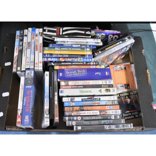 487 - A Small Collection of DVDs to include Wild Life Boxed Sets, Hollywood Films, Cartoons Etc