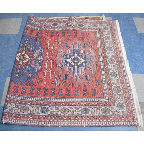 493 - A Fine Caucasian Hand Made Carpet, 223x138cms