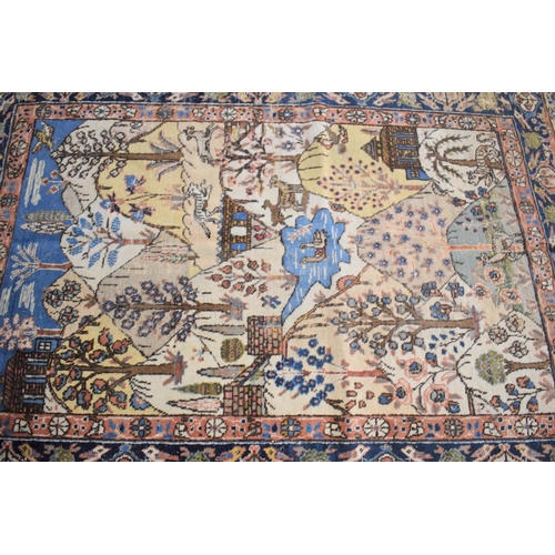 496 - A Good Tabriz Rug, 183x135cms