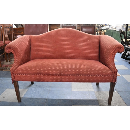 497 - A Mid 20th Century Upholstered Window Seat, 128cms Wide