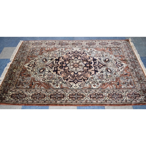 506 - A Hand Made Bakhtiari Rug, 186x127cms