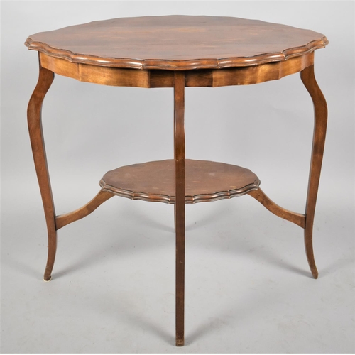 509 - An Edwardian Mahogany Oval Topped Occasional Table, 74cms Wide