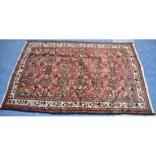 511 - A Hand Made Sarough Mahal Rug, 154x105cms