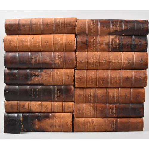 184 - Fourteen Volumes, The Cambridge Modern History, Leather Spines and Cloth Boards, Published 1907