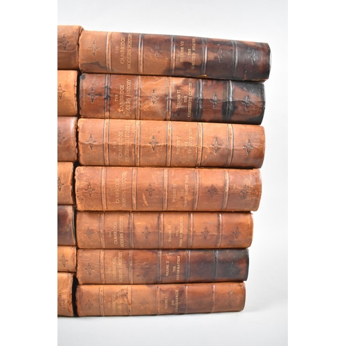 184 - Fourteen Volumes, The Cambridge Modern History, Leather Spines and Cloth Boards, Published 1907