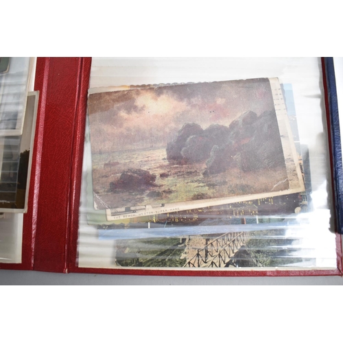 198 - A Collection of Various Postcard Albums Containing Mixed Postcards