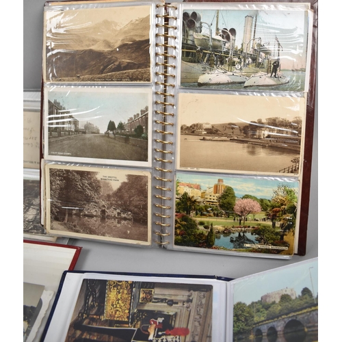 198 - A Collection of Various Postcard Albums Containing Mixed Postcards