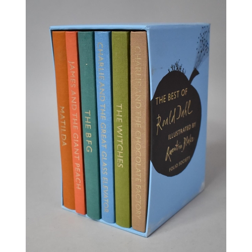 199 - A Cased Set of Six Roald Dahl Folio Society Books