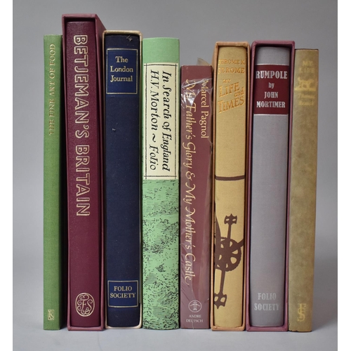 200 - A Collection of Various Folio Society Books to Include The London Journal, In Search of England, Rum... 