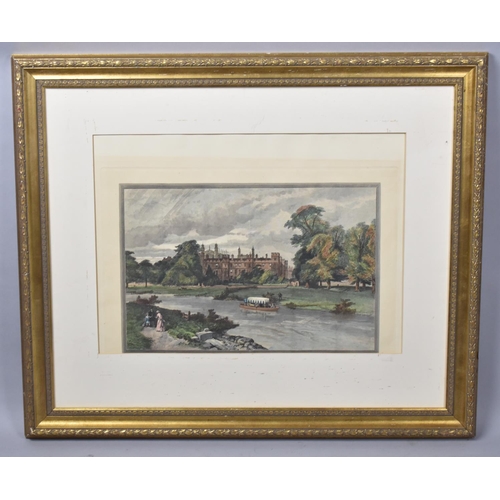 246 - A Framed Print, Eton College, (Has Slipped in Frame) 52x39cm