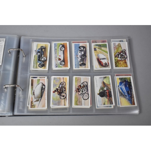 262 - A Ring Binder Containing Part Sets of Cigarette Cards etc