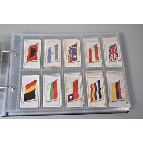 262 - A Ring Binder Containing Part Sets of Cigarette Cards etc