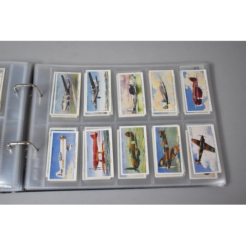 262 - A Ring Binder Containing Part Sets of Cigarette Cards etc