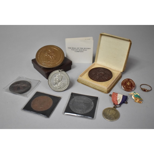 271 - A Collection of Various Bronze Medallions and Coronation Medals etc