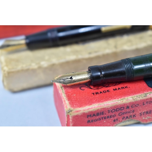 275 - A Collection of Vintage Pens to Include Mabie Todd with 14ct Gold Nib, Conway Stewart with 14ct Gold... 