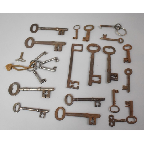 276 - A Collection of 19th Century Door Lock Keys