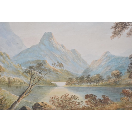 323 - A Pair of Framed Watercolours, Monogrammed, H M and Dated 1878 and 1879, Highland Scenes, Each 44x23... 