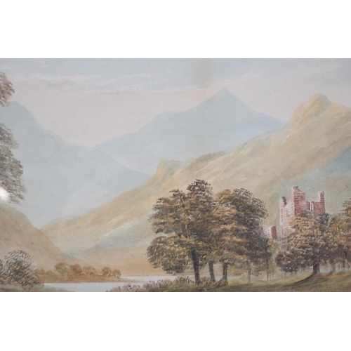 323 - A Pair of Framed Watercolours, Monogrammed, H M and Dated 1878 and 1879, Highland Scenes, Each 44x23... 