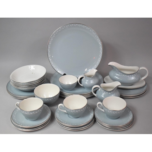 348 - A Royal Doulton Aegean Pattern Breakfast Set to Comprise Six Large Plates, Six Small Plates, Six Bow... 