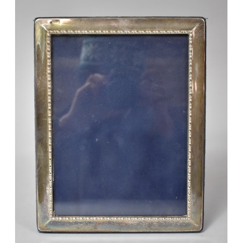 436 - A Rectangular Silver Mounted Photo Frame, 23x18cm