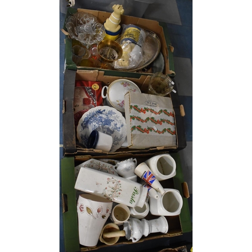 507 - Three Boxes of Kitchen China and Glassware