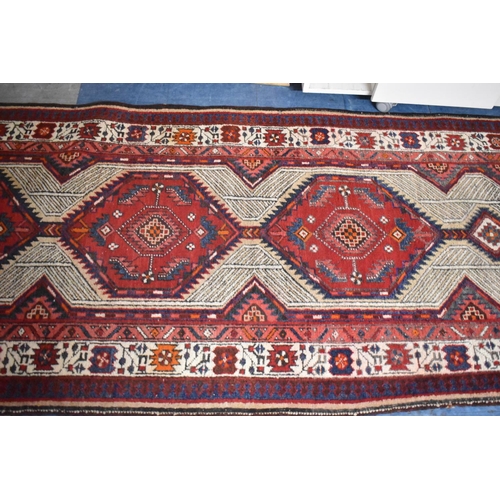 546 - An Antique Persian Sarab Runner, 333x98cm