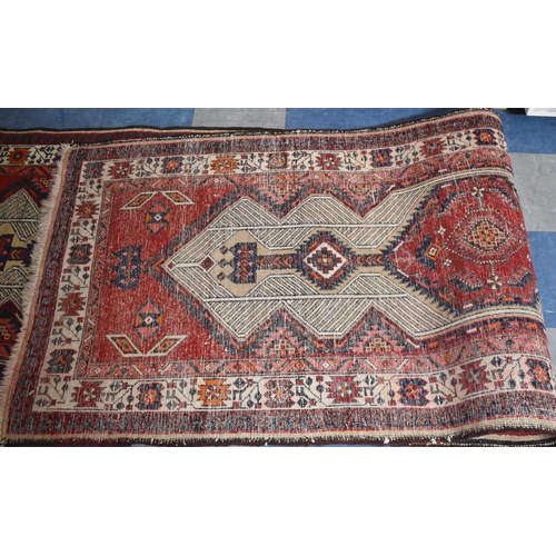 546 - An Antique Persian Sarab Runner, 333x98cm