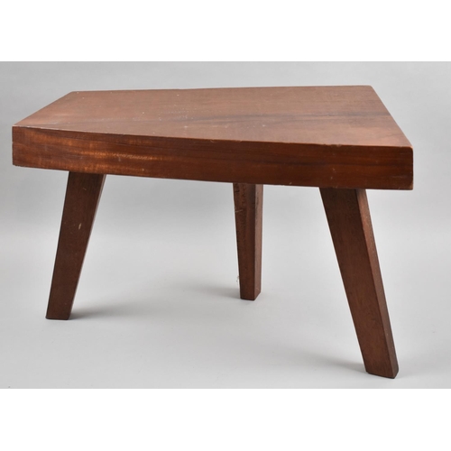 584 - An Offset Rectangular Stool