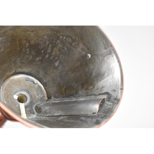 78 - A 19th Century Copper Beer Funnel, 27cm High