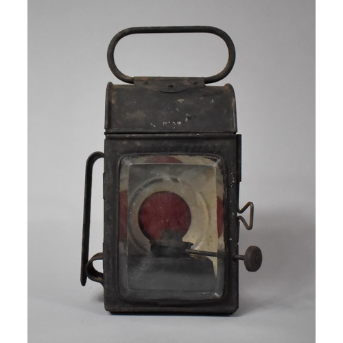 114 - A Vintage Railway Lamp with Original Burner