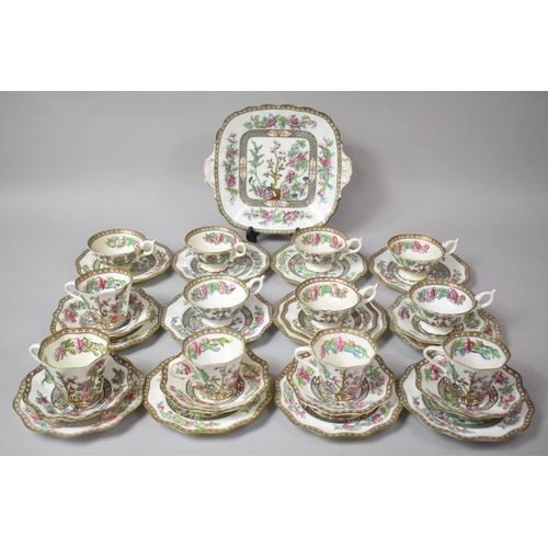 277 - A Collection of Various Coalport Indian Tree Teawares to comprise Cups, Saucers, Side Plates, Cake P... 