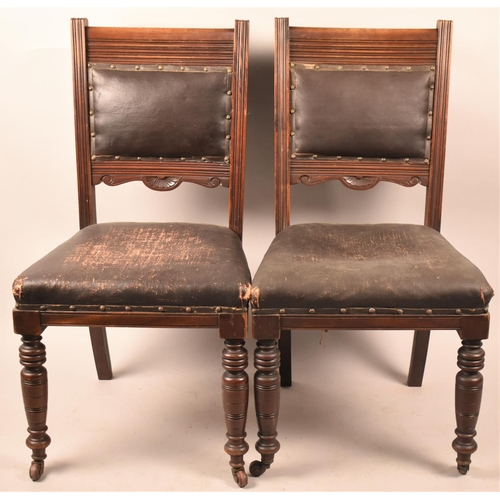 580 - A Pair of Late Victorian/Edwardian Side Chairs