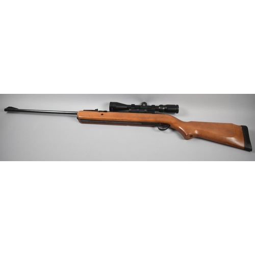 79 - A BSA .22 Calibre Air Rifle with Hawke Sport HD 3-9 X40 Scope, Underlever Action, Working Order