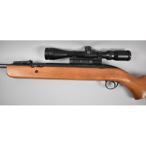 79 - A BSA .22 Calibre Air Rifle with Hawke Sport HD 3-9 X40 Scope, Underlever Action, Working Order