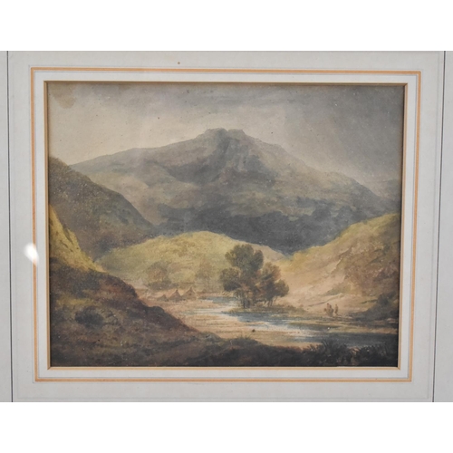 115 - A Framed Watercolour, Benjamin Barker, 1800-1833, Near Mold, Flintshire, 23x18.5cms