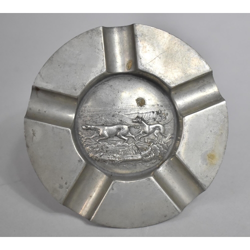 48 - Three Cornish Pewter Ashtrays by James Dixon and Sons Sheffield, All Having Central Circular Discs D... 