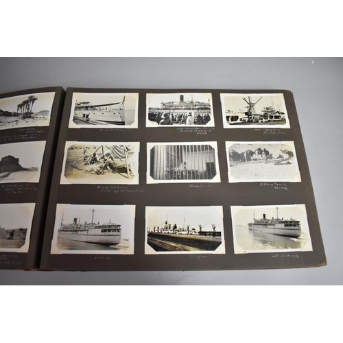 68 - A Large Album Containing over 400 Monochromatic Photographs Etc, Circa 1920-1930 to include Egypt, M... 