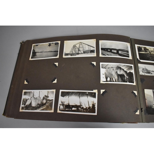 68 - A Large Album Containing over 400 Monochromatic Photographs Etc, Circa 1920-1930 to include Egypt, M... 