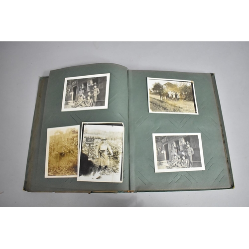 69 - An Edwardian Postcard Album to include Collection of Military Royal Fusiliers, WWI Etc together with... 