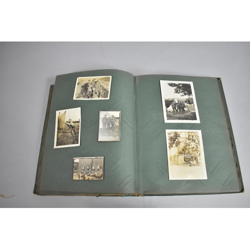 69 - An Edwardian Postcard Album to include Collection of Military Royal Fusiliers, WWI Etc together with... 