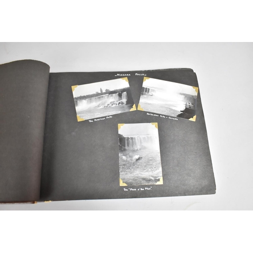 70 - A Vintage Album Containing 85 Monochromatic Photographs to include Royal Canada Air Force, Jersey Ro... 