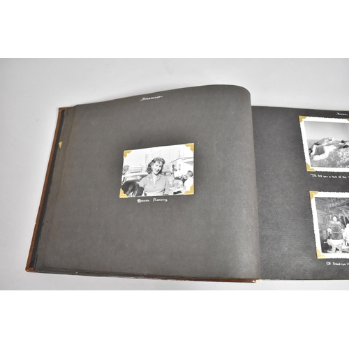 70 - A Vintage Album Containing 85 Monochromatic Photographs to include Royal Canada Air Force, Jersey Ro... 