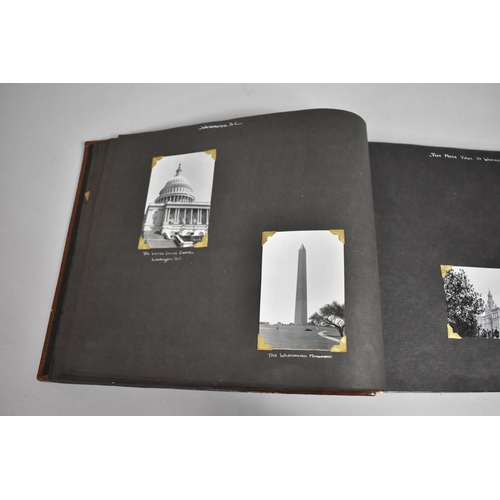 70 - A Vintage Album Containing 85 Monochromatic Photographs to include Royal Canada Air Force, Jersey Ro... 