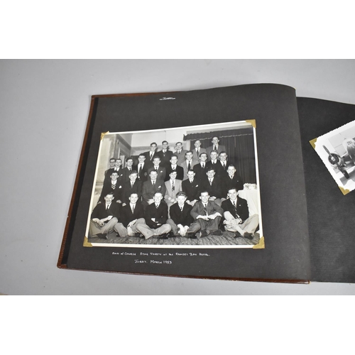 70 - A Vintage Album Containing 85 Monochromatic Photographs to include Royal Canada Air Force, Jersey Ro... 