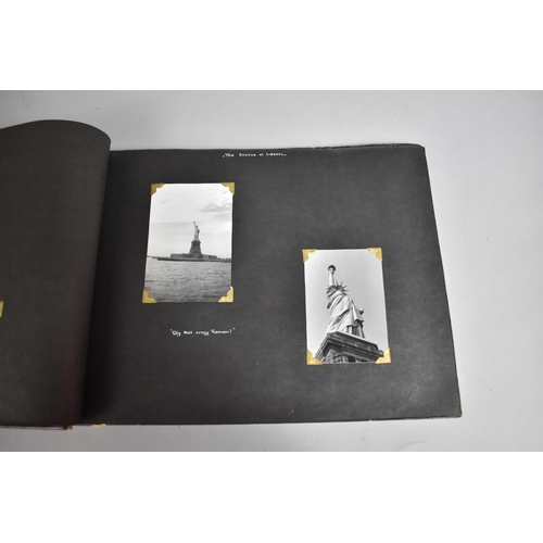 70 - A Vintage Album Containing 85 Monochromatic Photographs to include Royal Canada Air Force, Jersey Ro... 