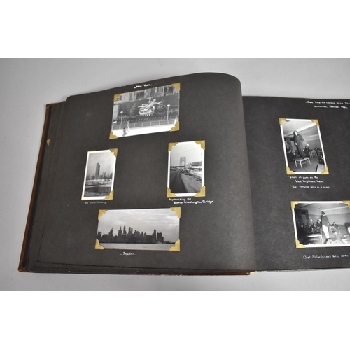 70 - A Vintage Album Containing 85 Monochromatic Photographs to include Royal Canada Air Force, Jersey Ro... 