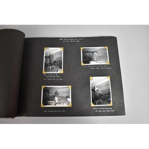 70 - A Vintage Album Containing 85 Monochromatic Photographs to include Royal Canada Air Force, Jersey Ro... 