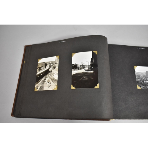 70 - A Vintage Album Containing 85 Monochromatic Photographs to include Royal Canada Air Force, Jersey Ro... 