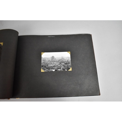 70 - A Vintage Album Containing 85 Monochromatic Photographs to include Royal Canada Air Force, Jersey Ro... 